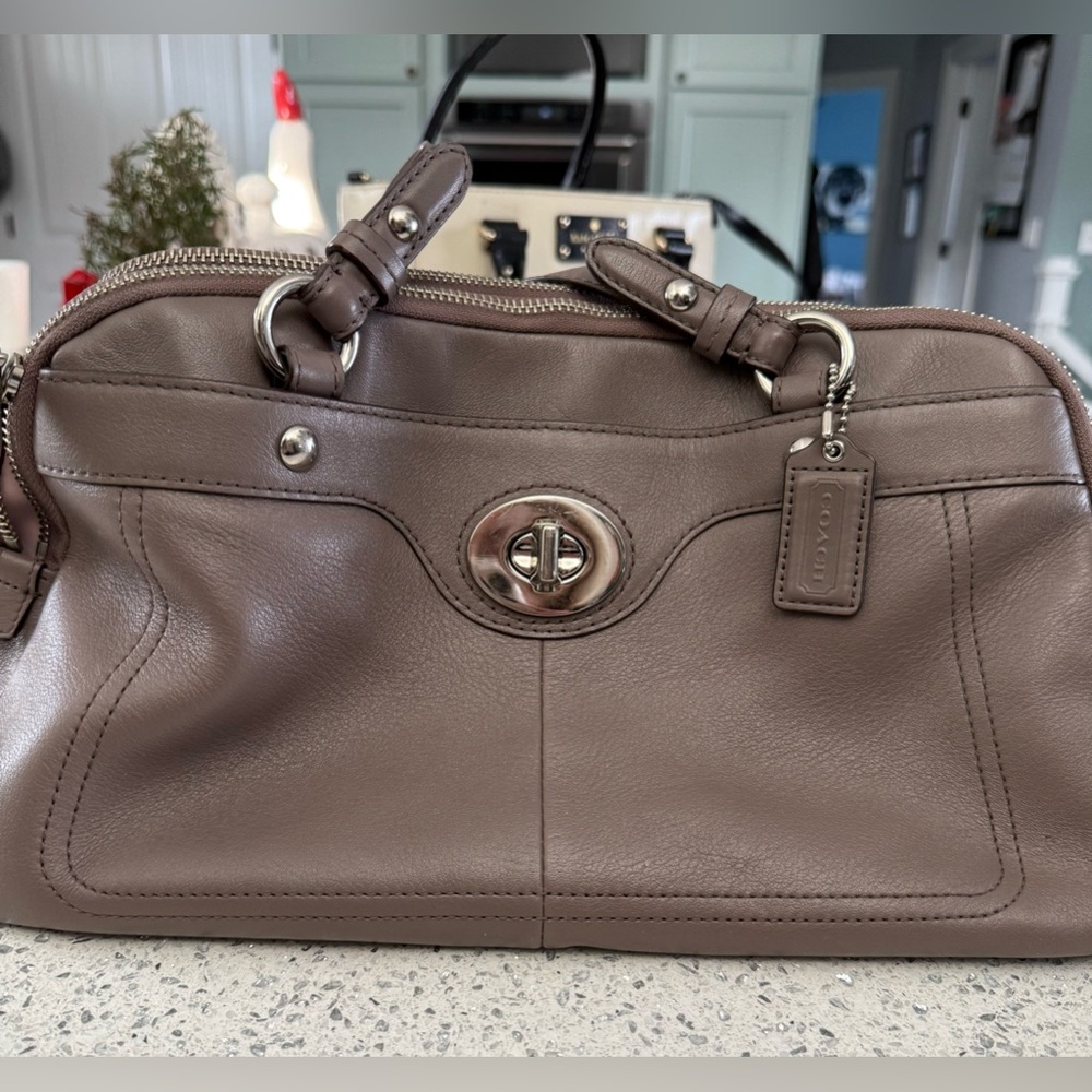 Coach Brown Leather Handbag